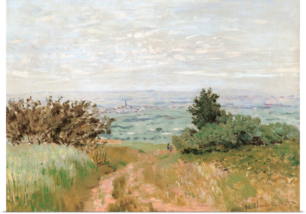 View of the Argenteuil Plain from the Sannois Hill, by Claude Monet, 1872, 19th Century, oil on canvas, cm 52 x 72 - Franc...