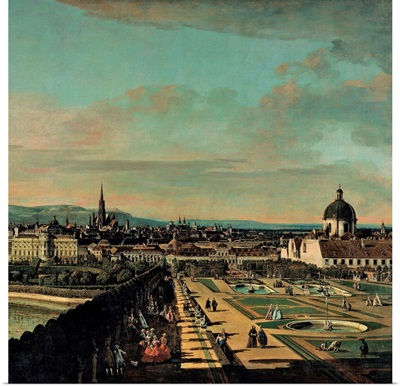 View of Vienna from the Belvedere, by Bernardo Bellotto, 1759-60. Kunsthistorisches