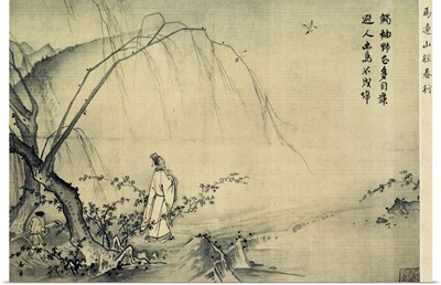 Walking on a Mountain Path in Spring by Ma Yuan
