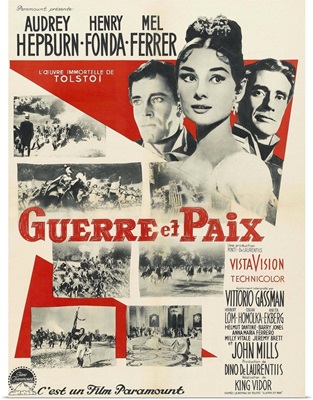 War And Peace, French Poster Art, 1956
