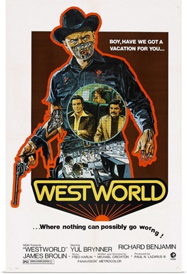Westworld - Vintage Movie Poster