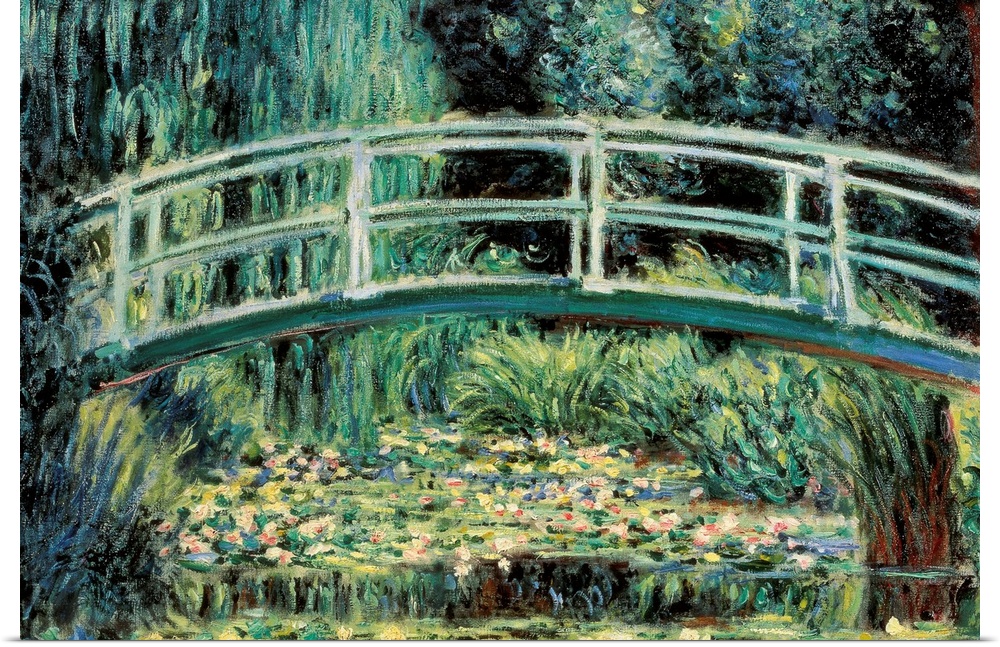 The White Water Lilies, by Claude Monet, 1899, 19th Century, oil on canvas, cm 89 x 93 - Russia, Moscow, Pushkin Museum. D...