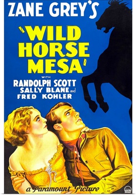 Wild Horse Mesa - Vintage Movie Poster