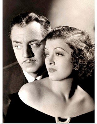William Powell and Myrna Low in Evelyn Prentice - Vintage Publicity Photo