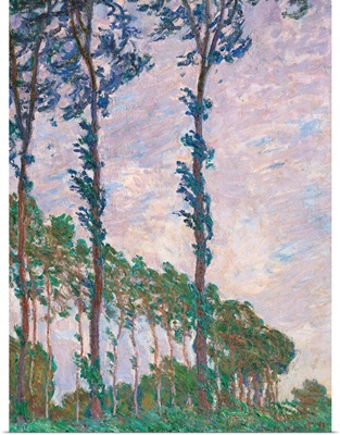 Wind Effect, Series of Poplars, by Claude Monet, 1891. Musee d'Orsay, Paris, France
