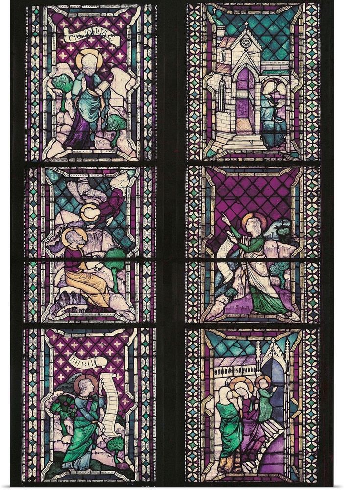 Windows with stories of the life of the Virgin and of the Prophets, by Lorenzo Maitani, 1300 - 1325 about, 14th Century, -...