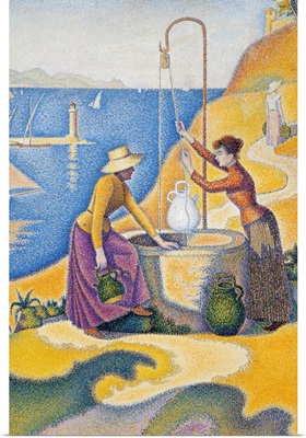 Women At The Well, By Paul Signac, 1892. Musee D'Orsay, Paris, France