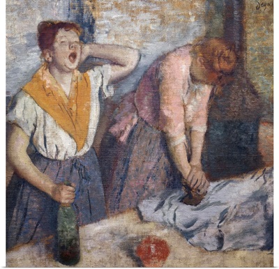 Women Ironing, 1874-76, Painting by French Impressionist Edgar Degas
