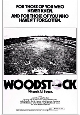 Woodstock, 1976 Re-Release Poster Art, 1970