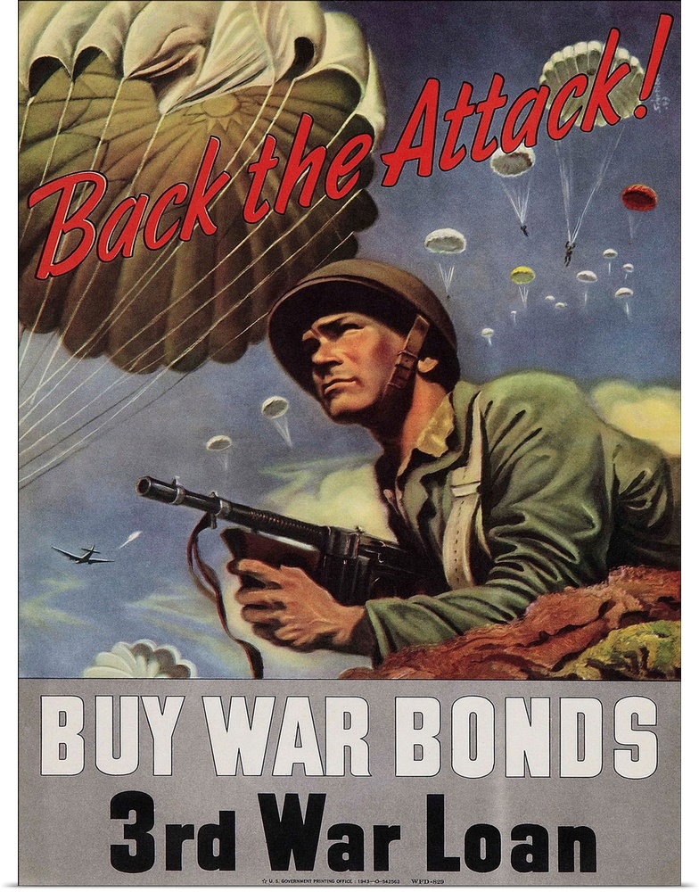 World War II War Bonds poster, 1943