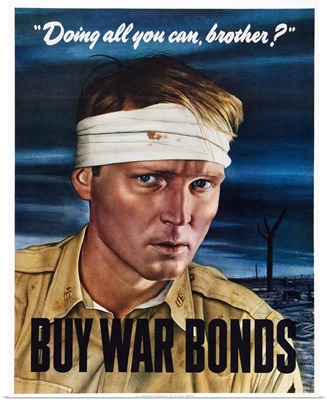 World War II War Bonds poster art, 1943