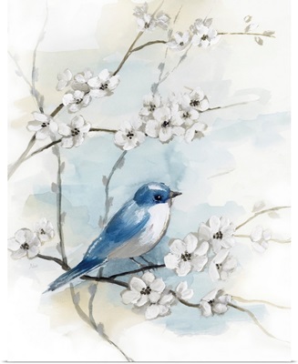 Blossoms And Bluebird I