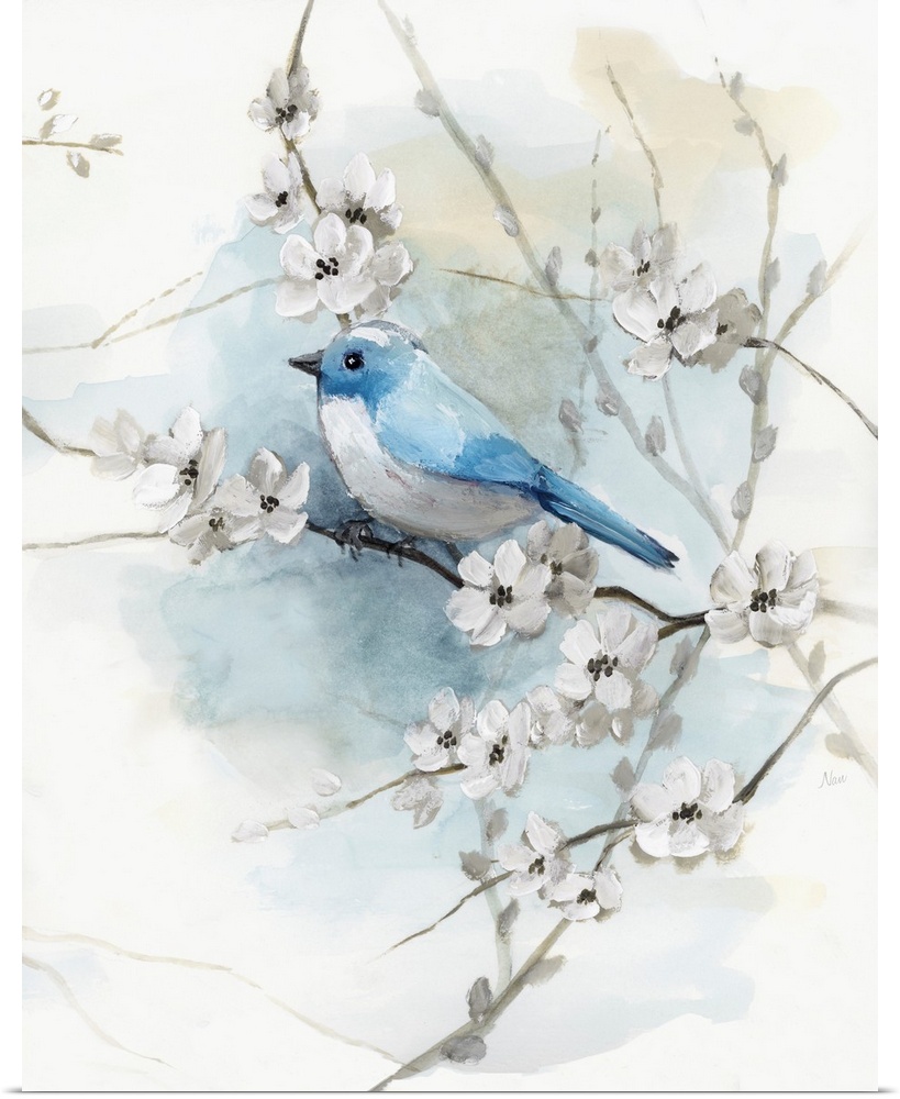 Blossoms And Bluebird II