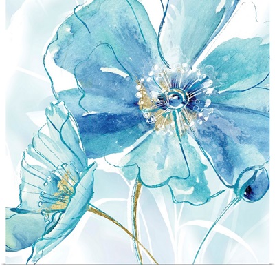Blue Spring Poppy I