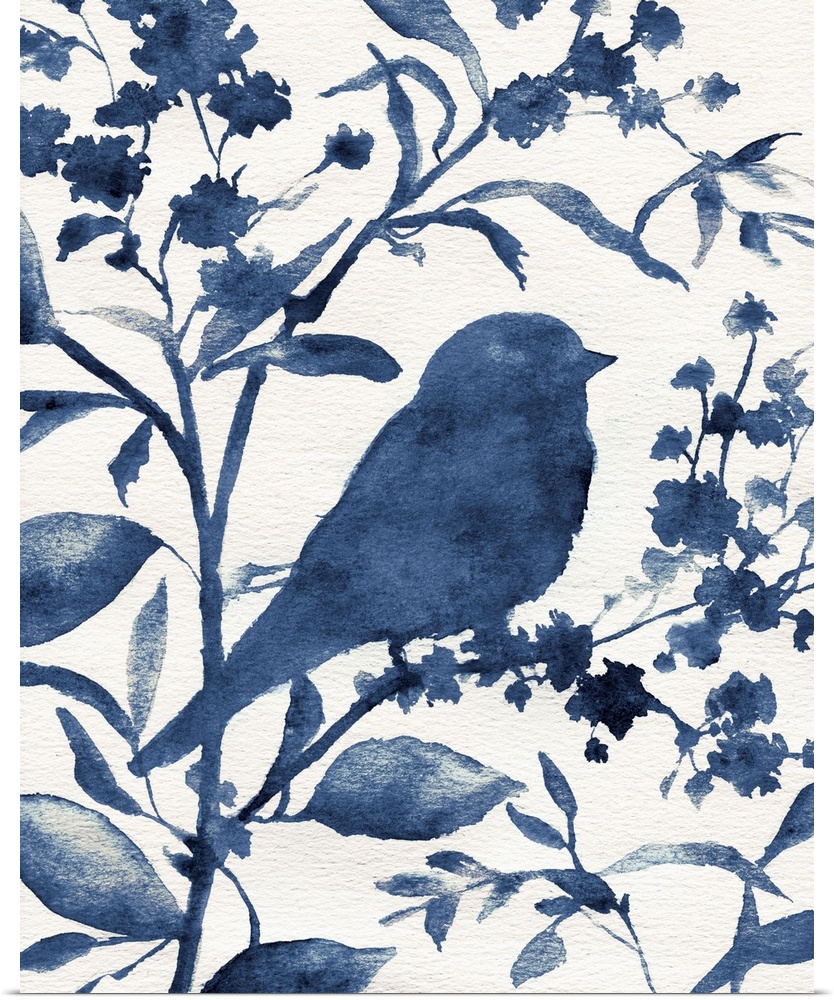 Bluebird Silhouette I