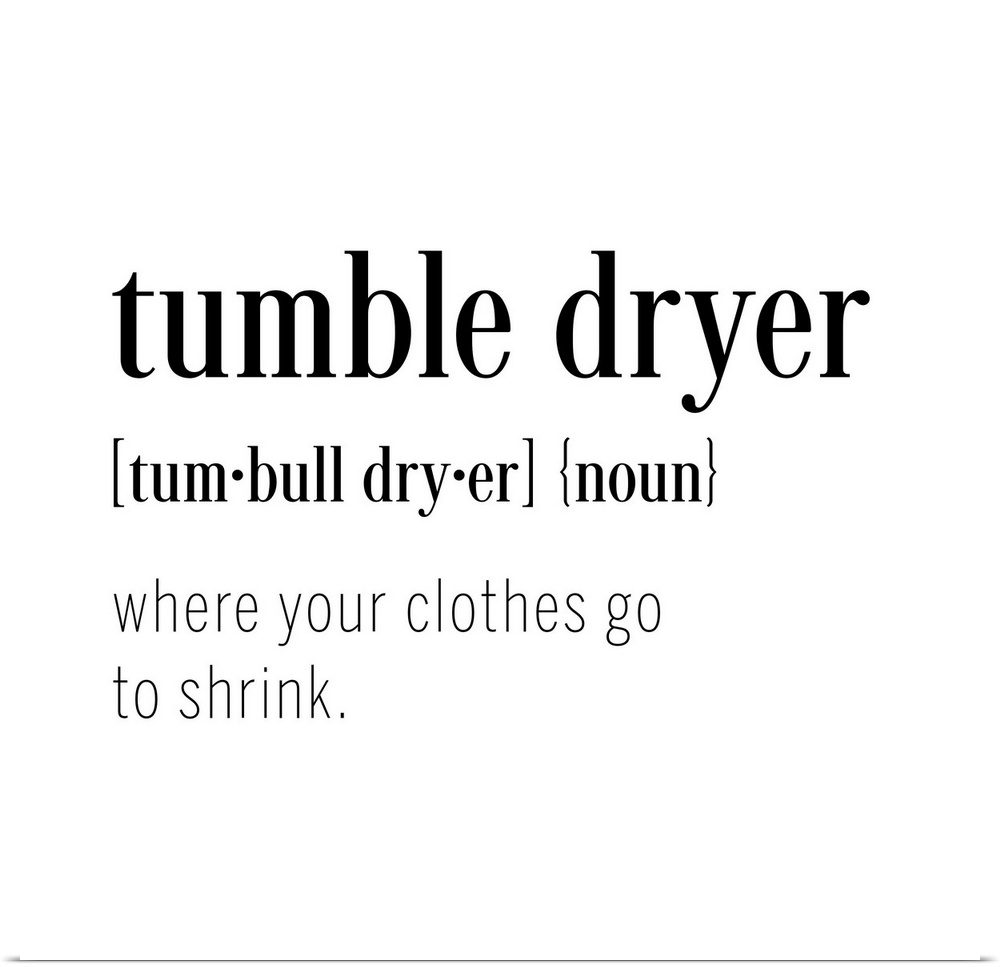 Dryer Definition