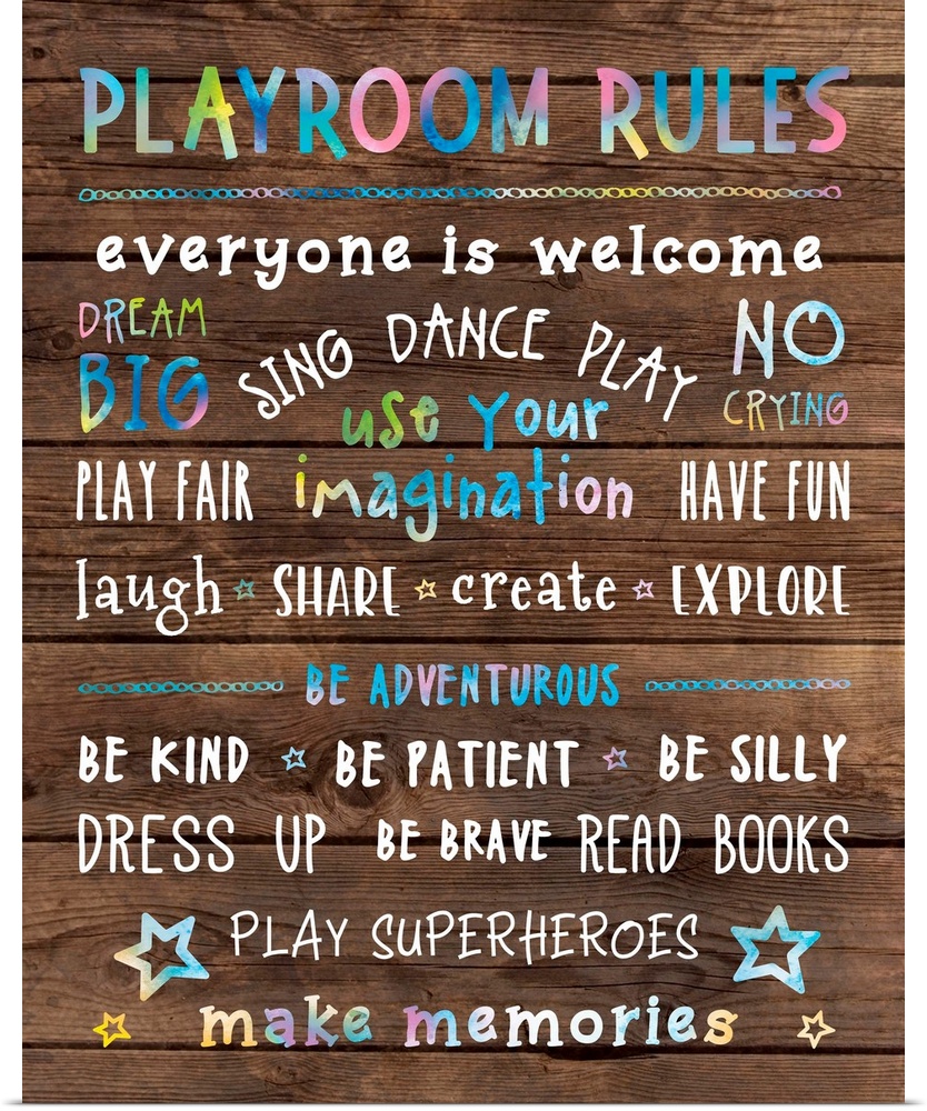 Playroom Rules