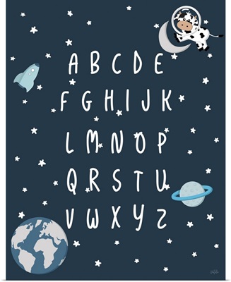 Space Cow Alphabet