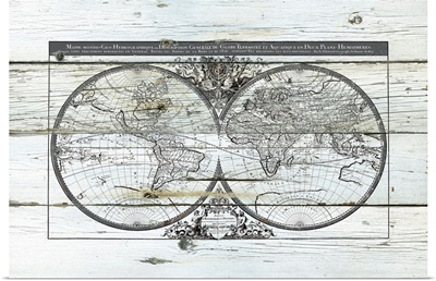 World Map Hemispheres