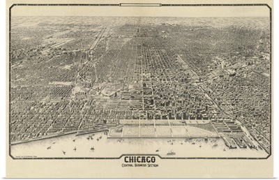 1910 Chicago Map