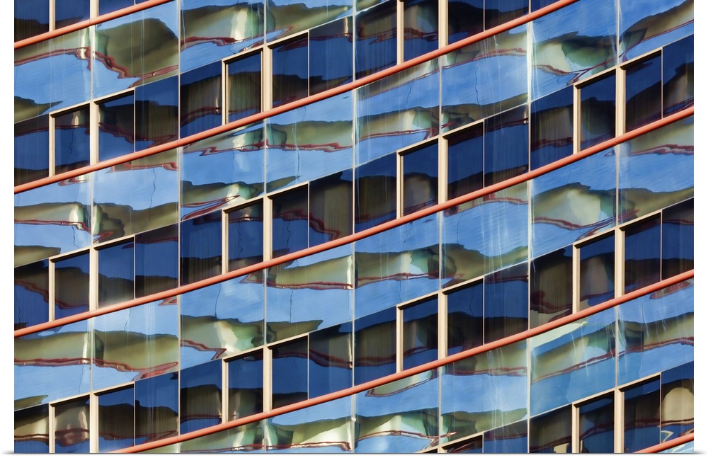 USA; California; San Diego; abstract telephoto image of building; Mariott Hotel