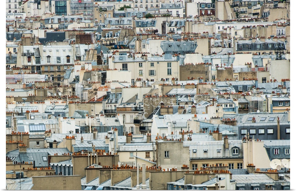 View of several buildings in Paris, France.