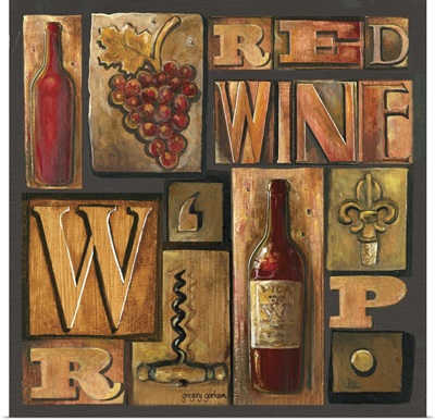 Type Set Wine Square I