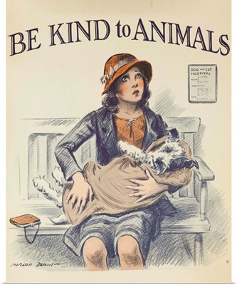 1939 Be Kind To Animals, American Civics Poster, Veterinary Office