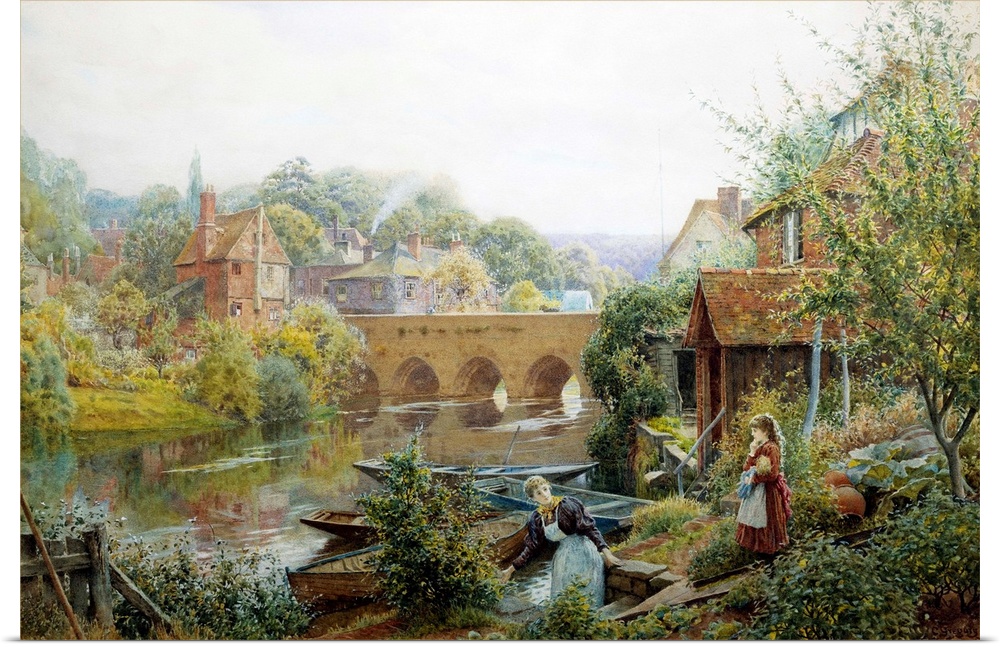 A Summer's Day, Abingdon, Oxfordshire, England by Charles Gregory