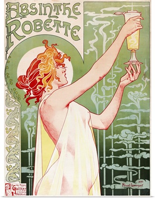 Absinthe Robette Poster By Henri Privat-Livemont