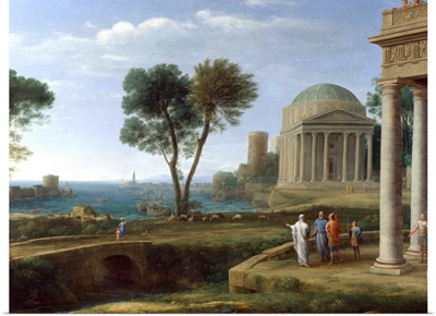 Aeneas In Delos By Claude Lorrain