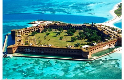 Aerial View Of Fort Jefferson