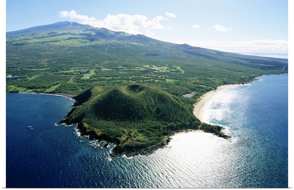 Aerial view of Maui Coast, Hawaii