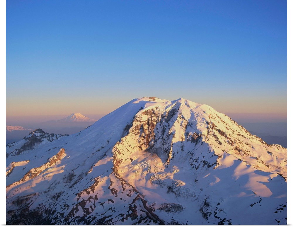 Aerial View Of Mount Rainier