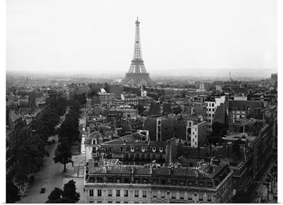 Aerial View Over Paris