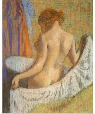 After The Bath By Edgar Degas