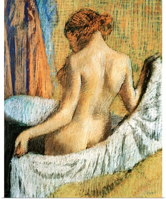 After The Bath By Edgar Degas (Ca. 1890)