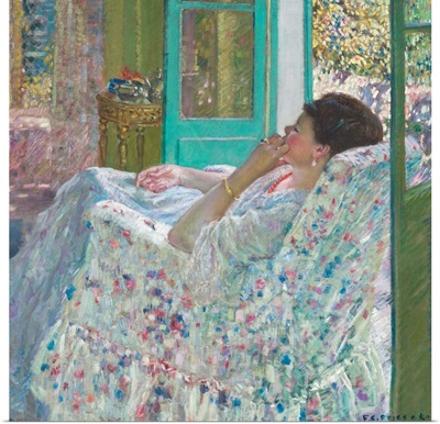 Afternoon - Yellow Room By Frederick Carl Frieseke