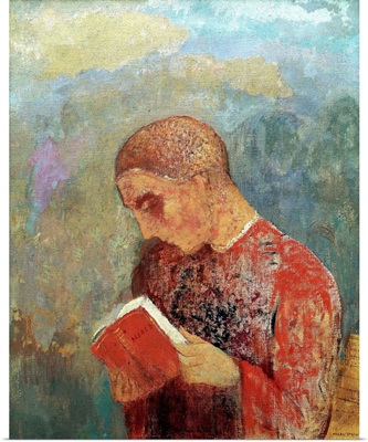 Alsace, or Monk Reading by Odilon Redon