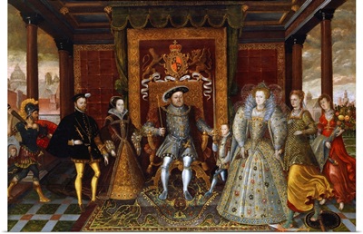 An Allegory Of The Tudor Succession: The Family Of Henry VIII