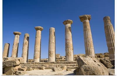 Ancient ruins of columns