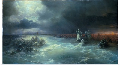 And Moses Stretched Forth His Hand over the Sea by Ivan Aivazovsky