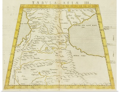 Antique map of Armenia