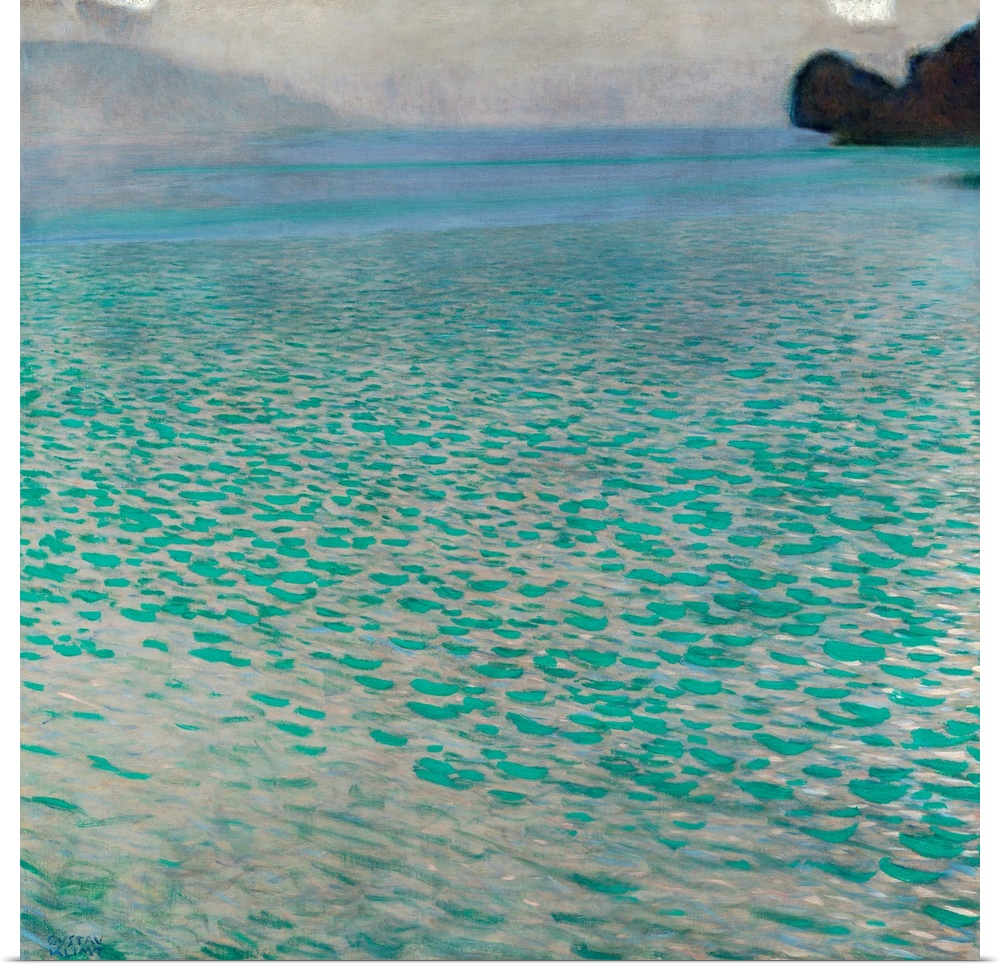 Gustav Klimt (Austrian, 18621918), Attersee, 1900, oil on canvas, 80.2 x 80.2 cm (31.6 x 31.6 in), Leopold Museum, Vienna,...