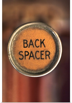 Backspace typewriter key