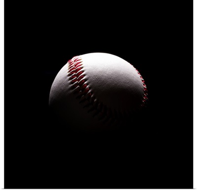 Baseball in shadows