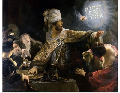 Belshazzar's Feast By Rembrandt Van Rijn