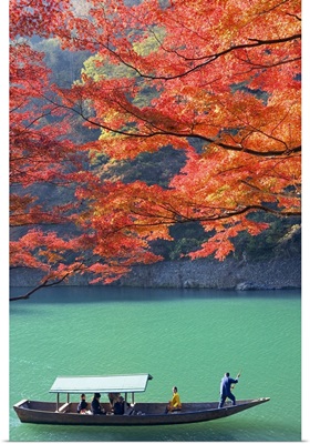 Boat ride at Arashiyama, Kyoto Prefecture, Japan
