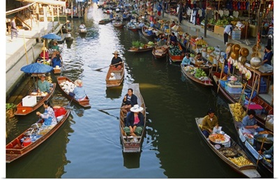 boats, Damnoen Saduak Floating Market, Bangkok, Thailand