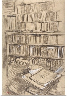 Bookshelves By Edgar Degas